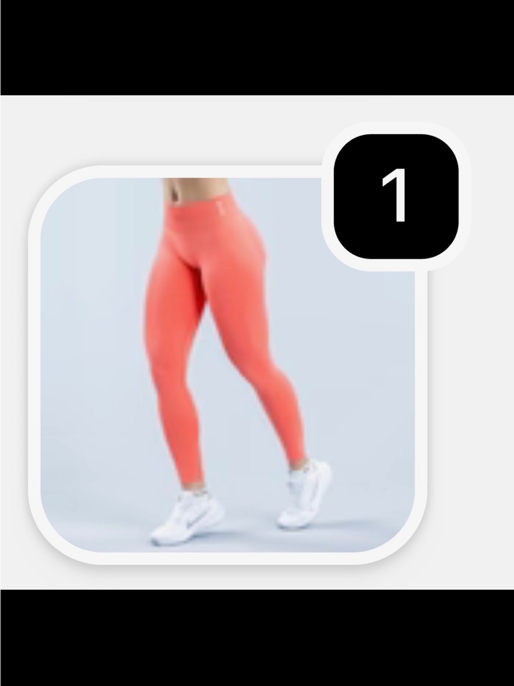 High-Waist Coral Leggings for Women